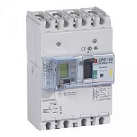 Автоматический выключатель DPX3 160 -  термомагн. расц. - с диф. защ. - 16 кА - 400 В~ - 4П - 40 А | код. 420032 |  Legrand 